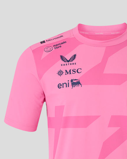 BWT Alpine Formula One Team Men's Pierre Gasly Official Driver T-Shirt - Pink