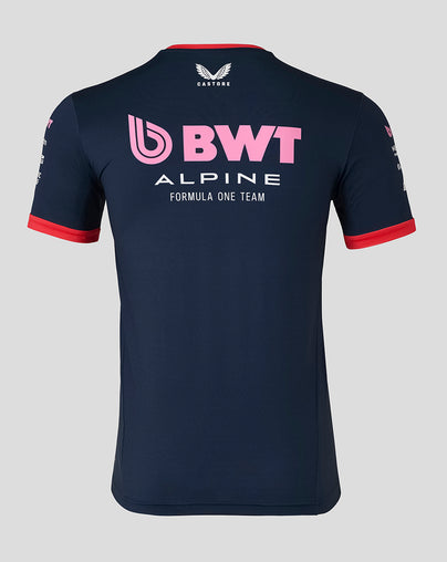T-Shirt Unisexe BWT Alpine Formula One Team Las Vegas en Édition Limitée - Marine