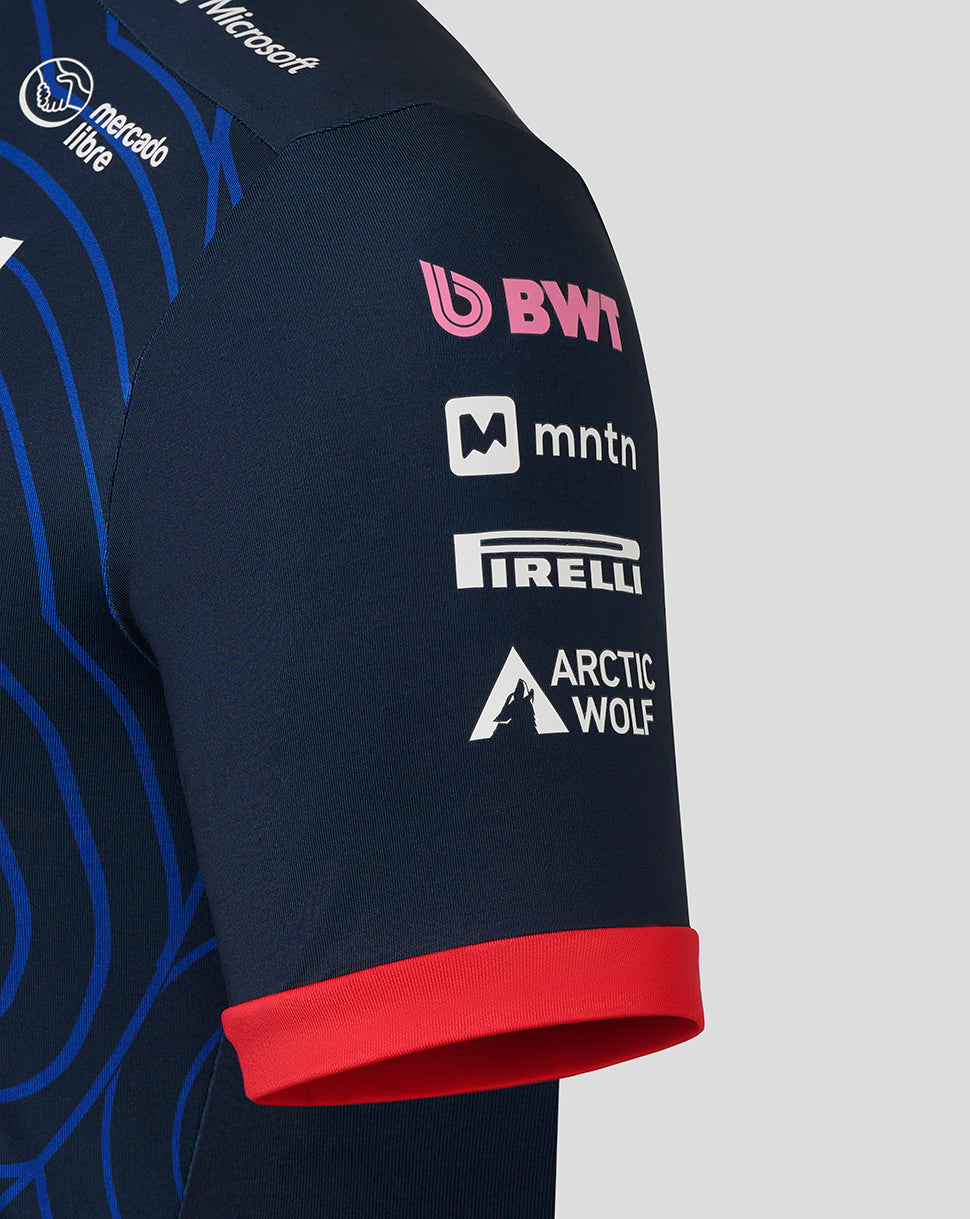 T-Shirt Unisexe BWT Alpine Formula One Team Las Vegas en Édition Limitée - Marine