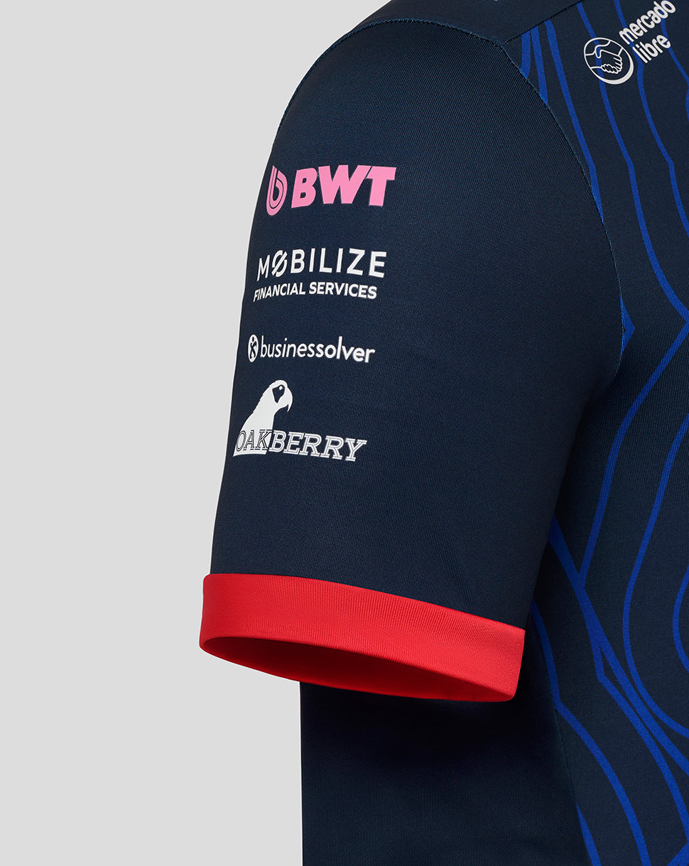 T-Shirt Unisexe BWT Alpine Formula One Team Las Vegas en Édition Limitée - Marine