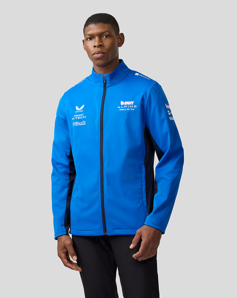 BWT Alpine Formula One Team’s Official Soft Shell Jacket - Lapis Blue