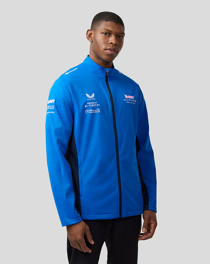 BWT Alpine Formula One Team Veste Softshell Officielle - Bleu Lapis