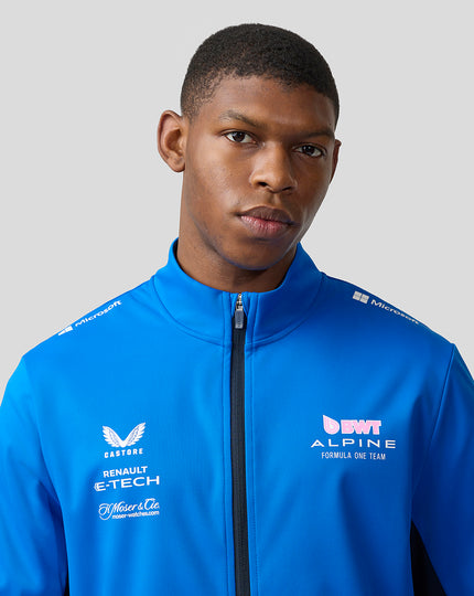 BWT Alpine Formula One Team Veste Softshell Officielle - Bleu Lapis