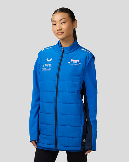 BWT Alpine Formula One Team Gilet Hybride Officiel - Bleu Lapis