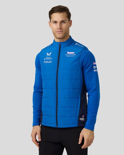 BWT Alpine Formula One Team Gilet Hybride Officiel - Bleu Lapis