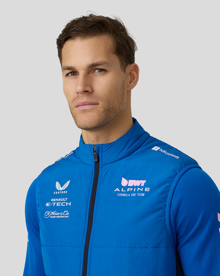 BWT Alpine Formula One Team Gilet Hybride Officiel - Bleu Lapis