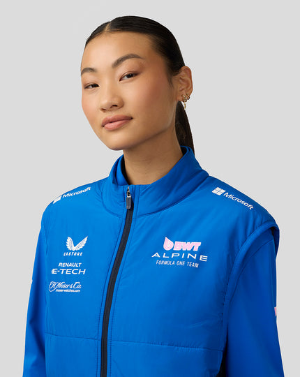 BWT Alpine Formula One Team Gilet Hybride Officiel - Bleu Lapis