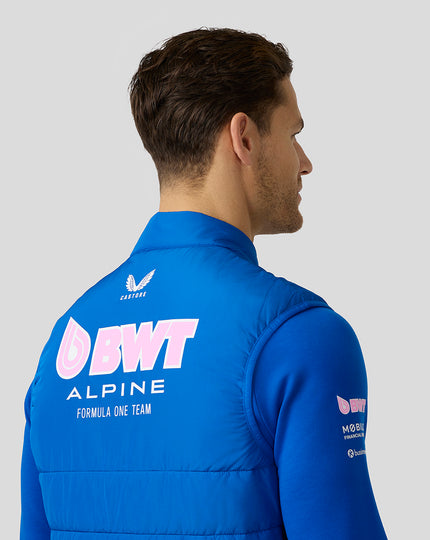 BWT Alpine Formula One Team Gilet Hybride Officiel - Bleu Lapis