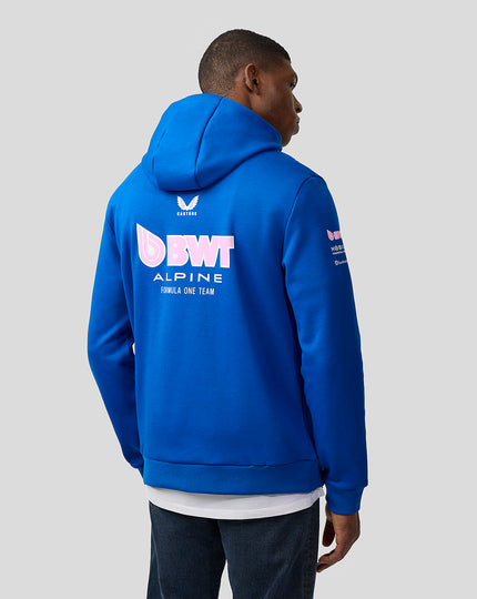 BWT Alpine Formula One Team Sweat à Capuche Officiel Unisexe - Bleu Lapis 