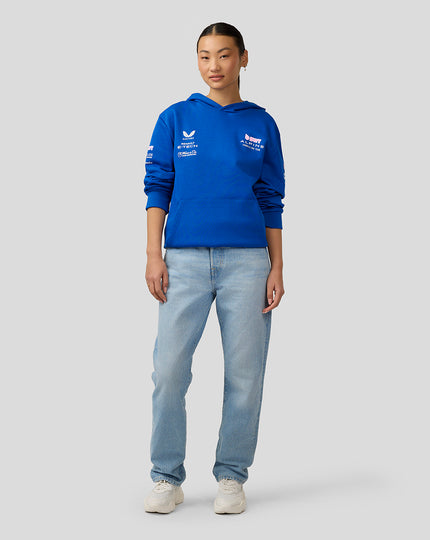 BWT Alpine Formula One Team Sweat à Capuche Officiel Unisexe - Bleu Lapis 