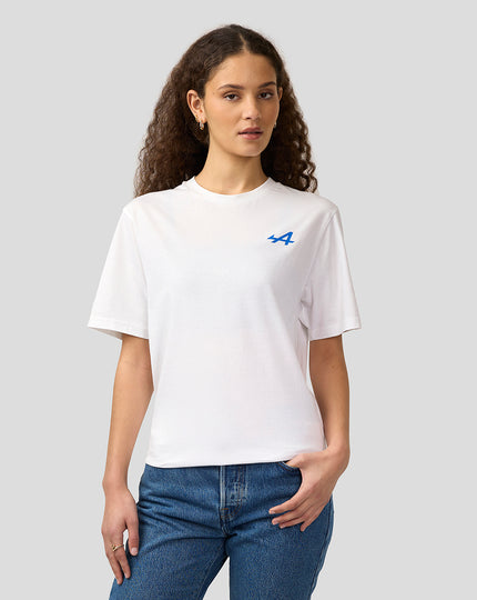 Alpine Unisex Graphic T-Shirt - Brilliant White