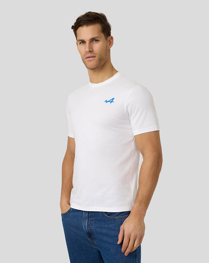 Alpine Unisex Graphic T-Shirt - Brilliant White