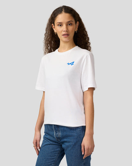 Alpine Unisex Graphic T-Shirt - Brilliant White