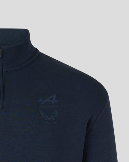 Haut oversize unisexe à fermeture éclair courte Alpine Formula 1 Team 