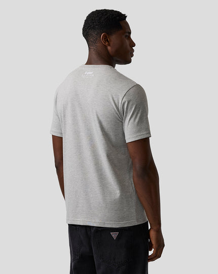 T-shirt graphique unisexe coupe classique – Gris chiné