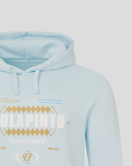 Alpine Unisex Core Driver Franco Colapinto Relaxed Fit Hoodie – Ice Blue