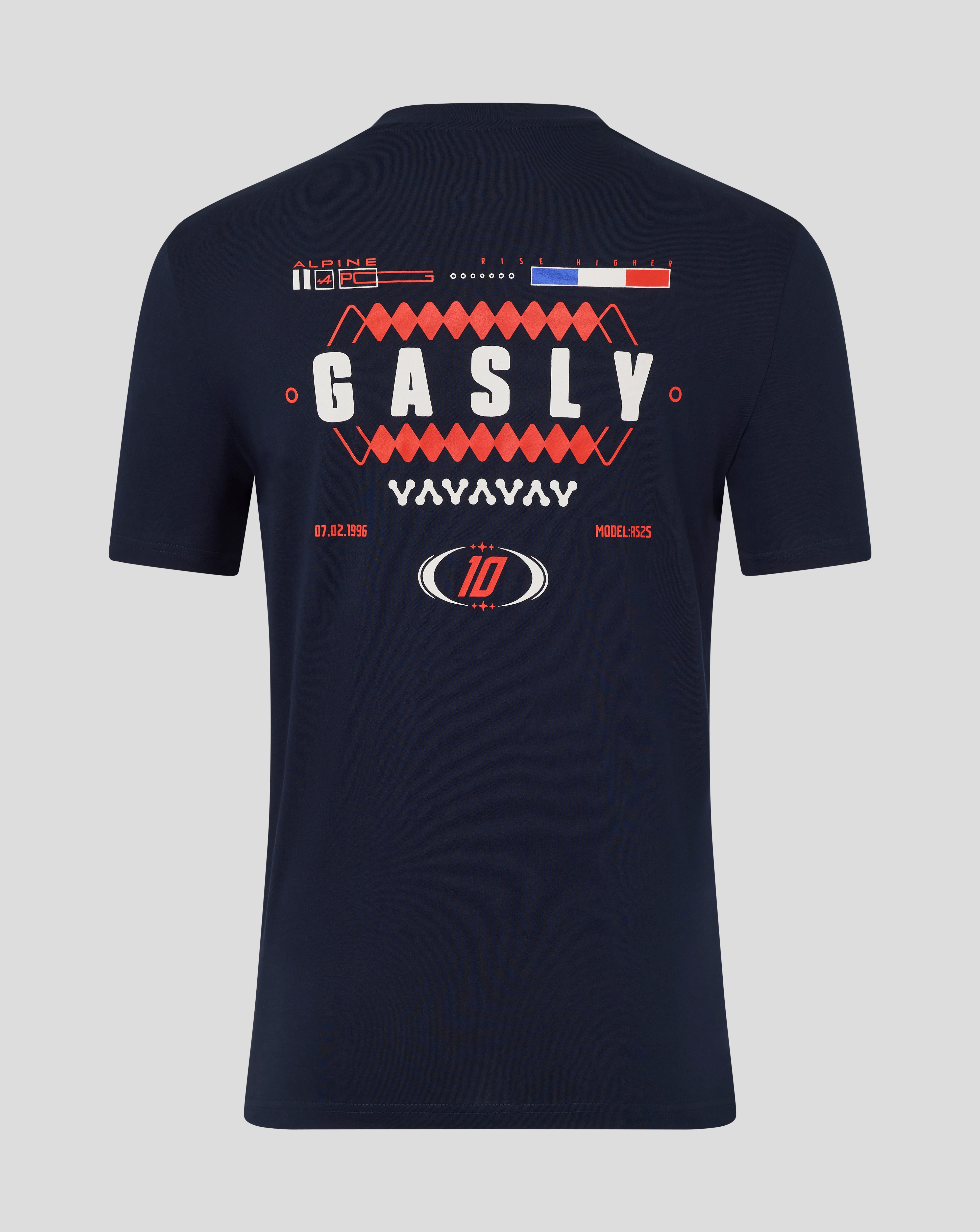Alpine Unisex Core Driver Pierre Gasly Relaxed Fit T-Shirt – French Navy