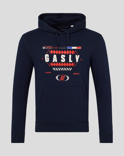 Alpine Unisex Core Driver Pierre Gasly Relaxed Fit Hoodie – French Navy