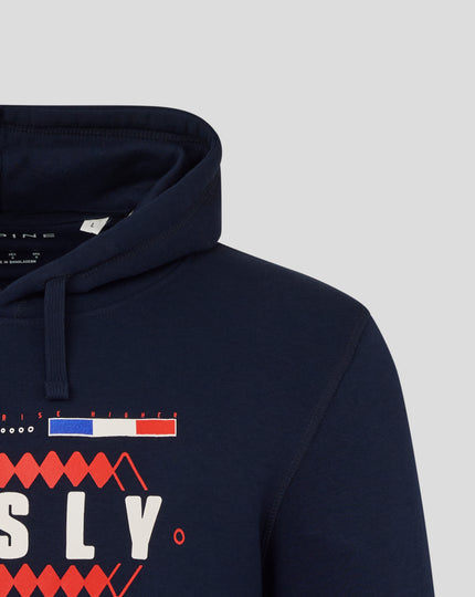 Alpine Unisex Core Driver Pierre Gasly Relaxed Fit Hoodie – French Navy